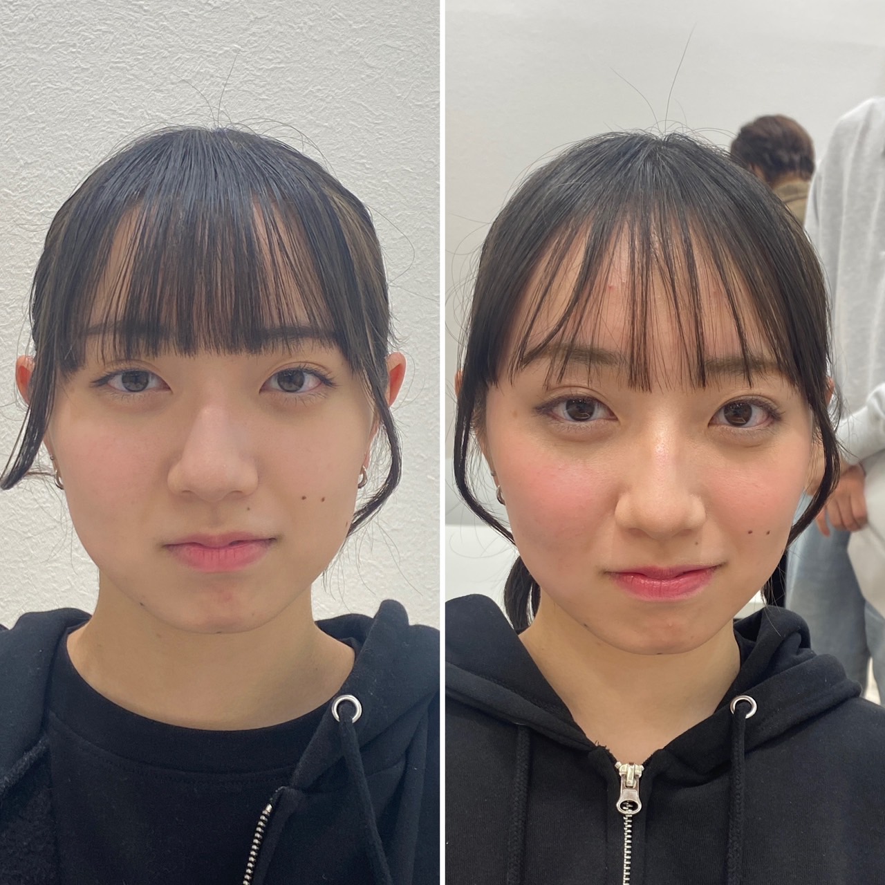 メイクレッスンのビフォーアフター