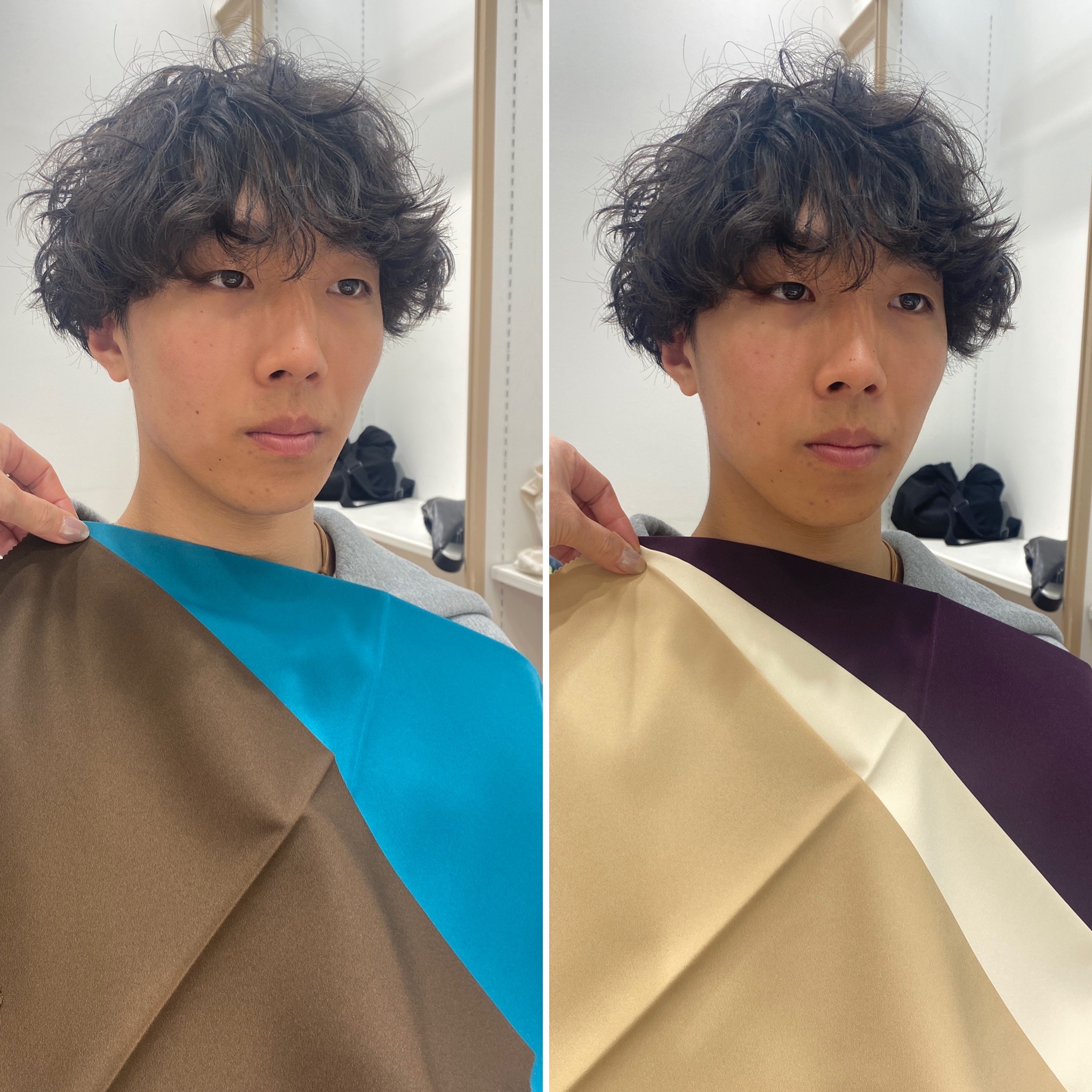 男性のパーソナルカラー診断