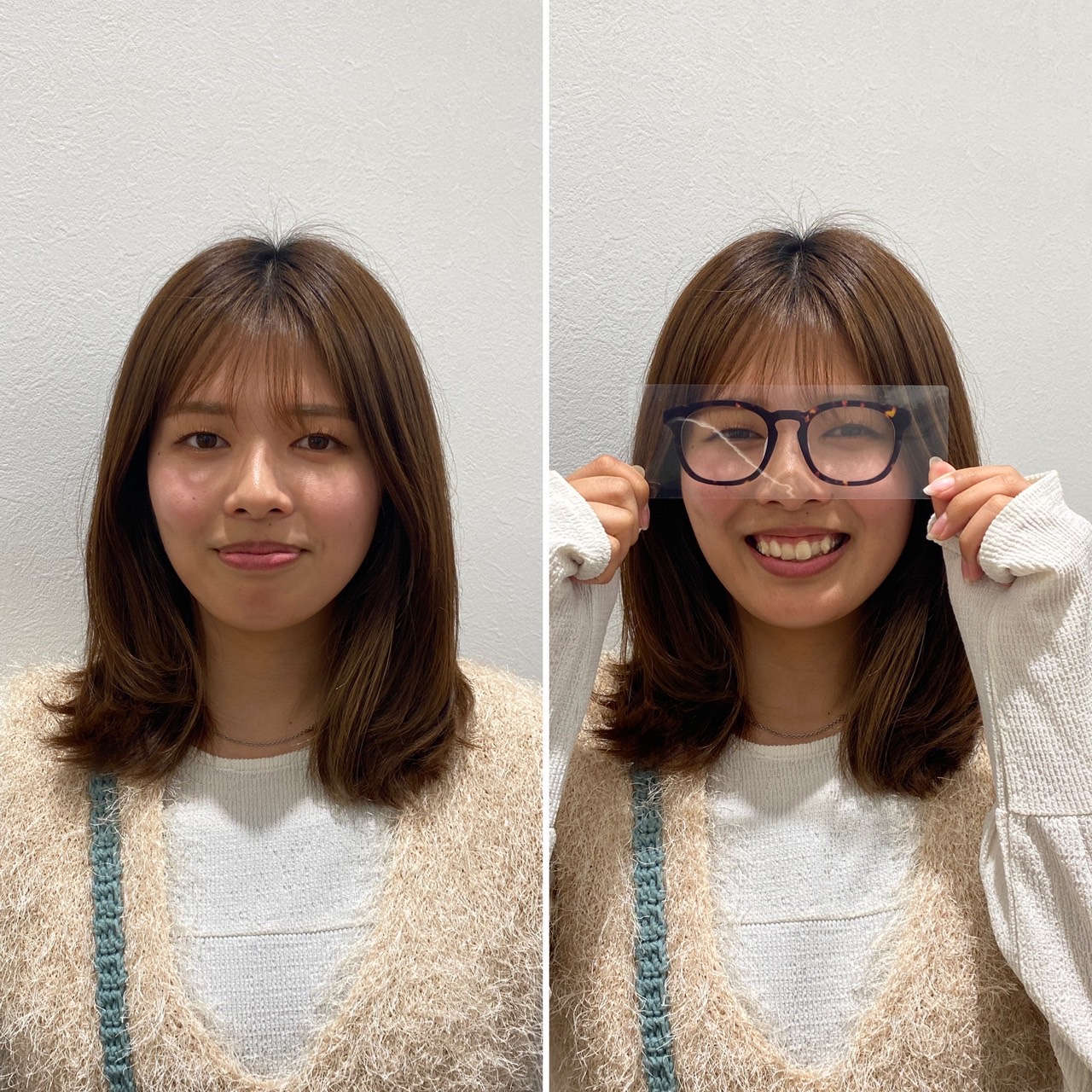 顔タイプ診断による似合うメガネ