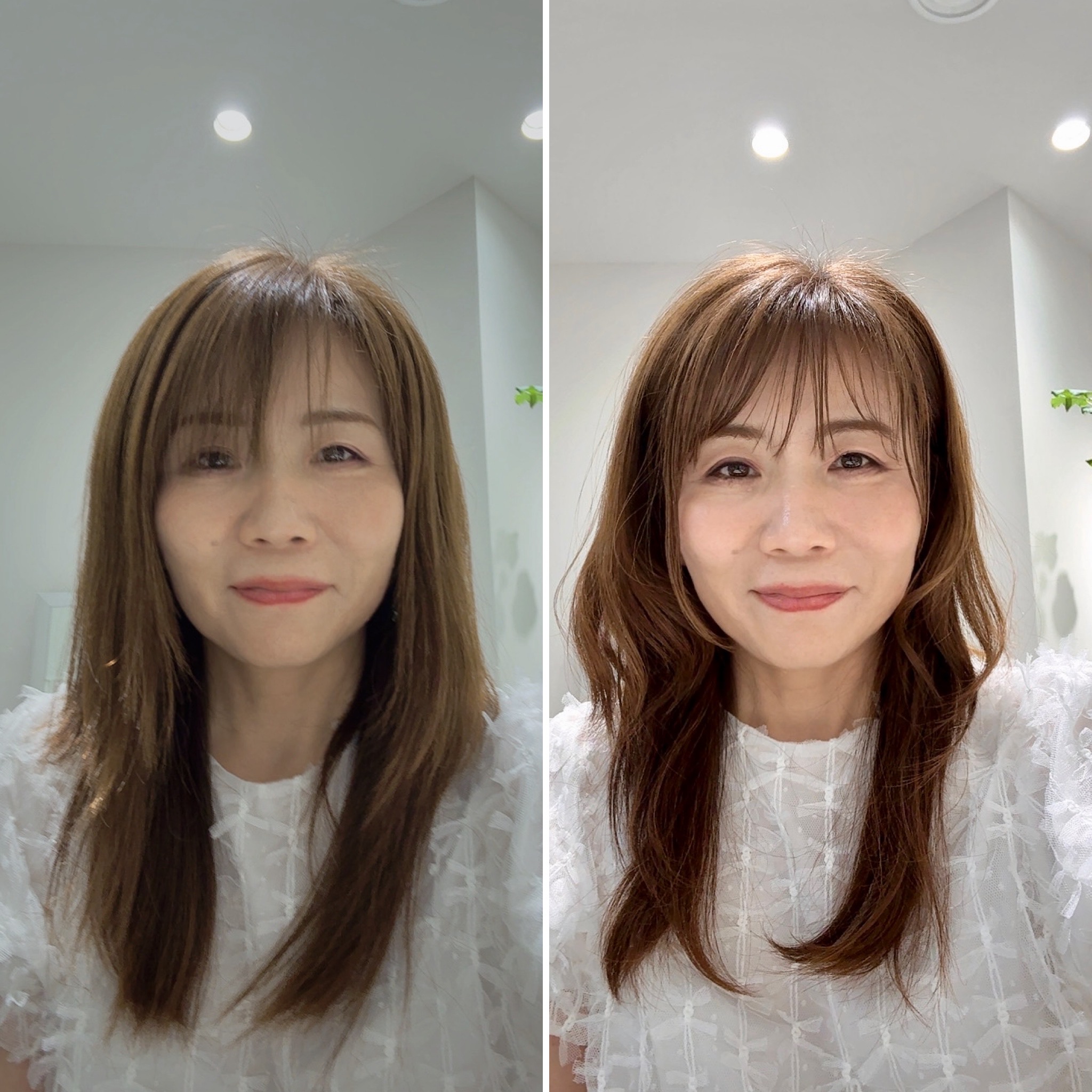 ヘアーアレンジビフォーアフター