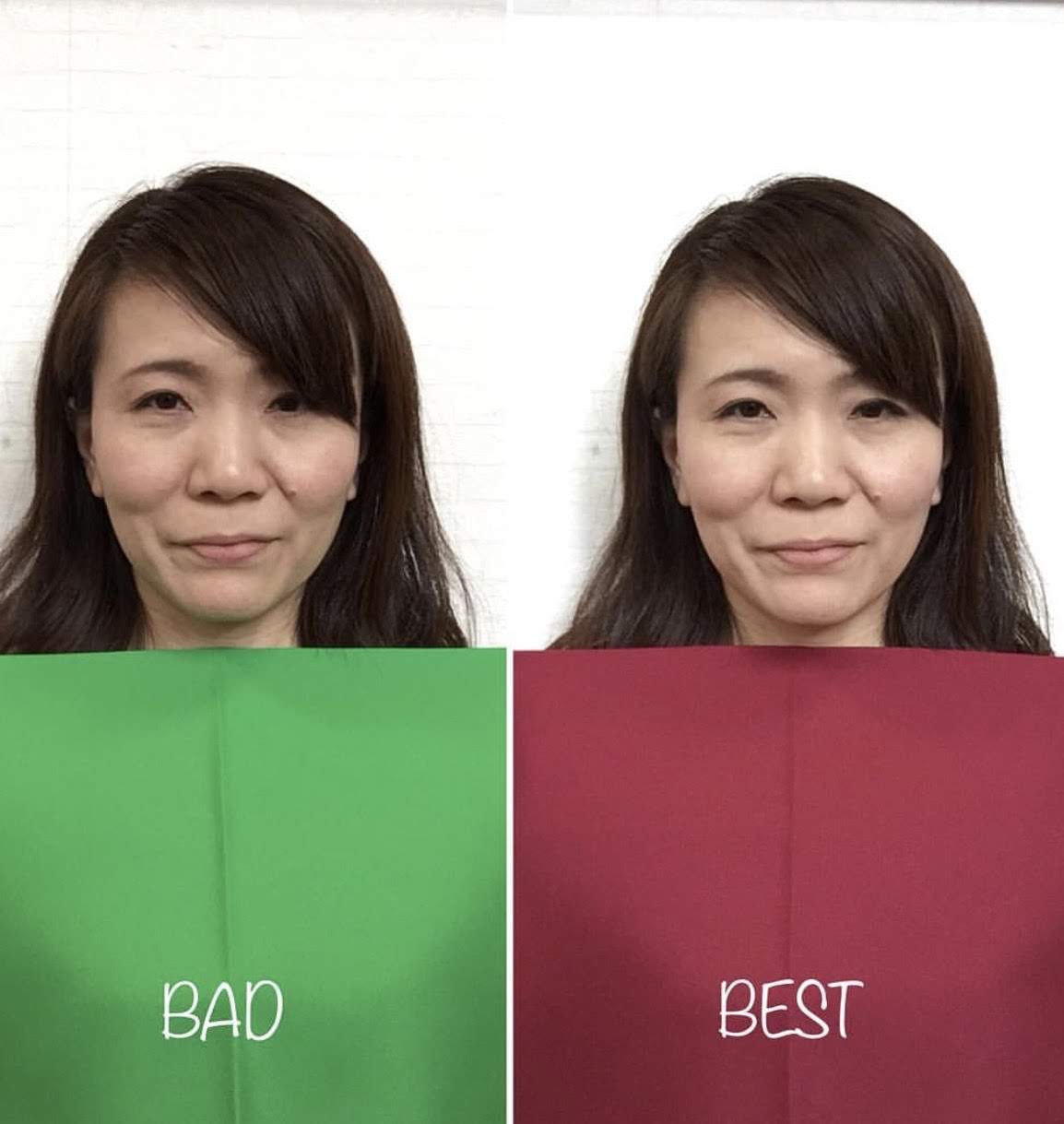 パーソナルカラー比較画像