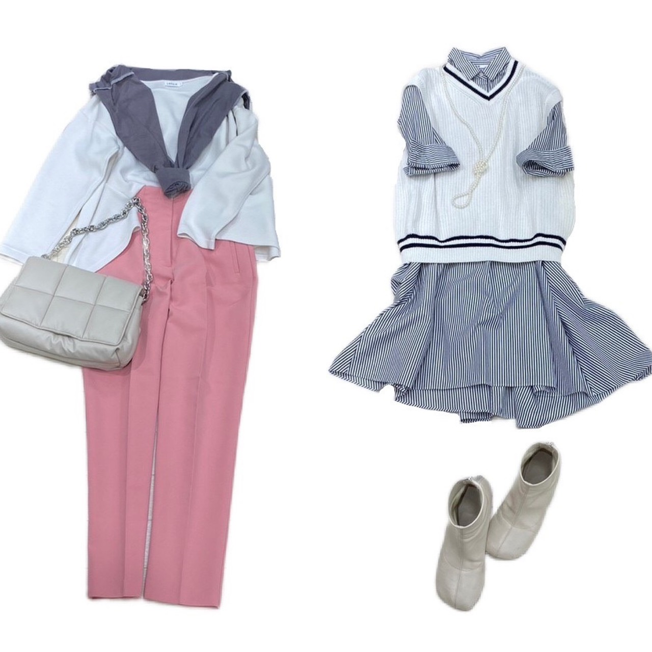 ブルベ夏コーデ