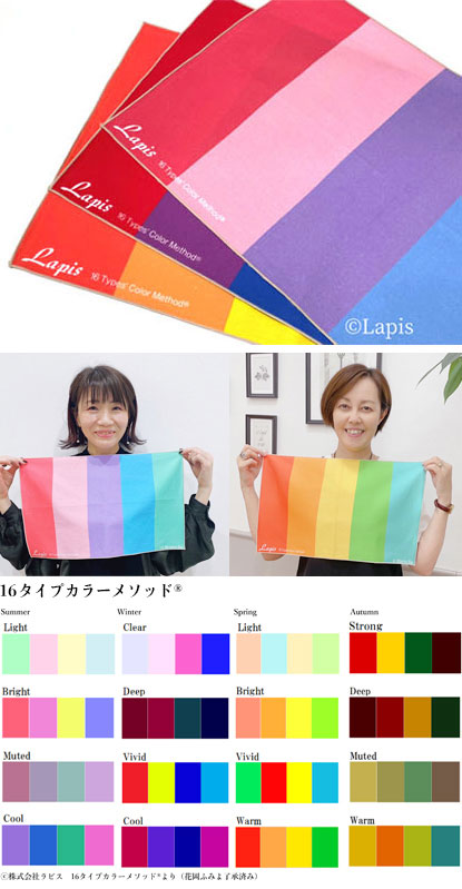 プチギフト 【美品】ラピスアカデミー パーソナルカラー16タイプ診断用